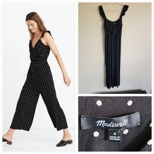 Madewell Ruffle-front Wrap Jumpsuit Size 8